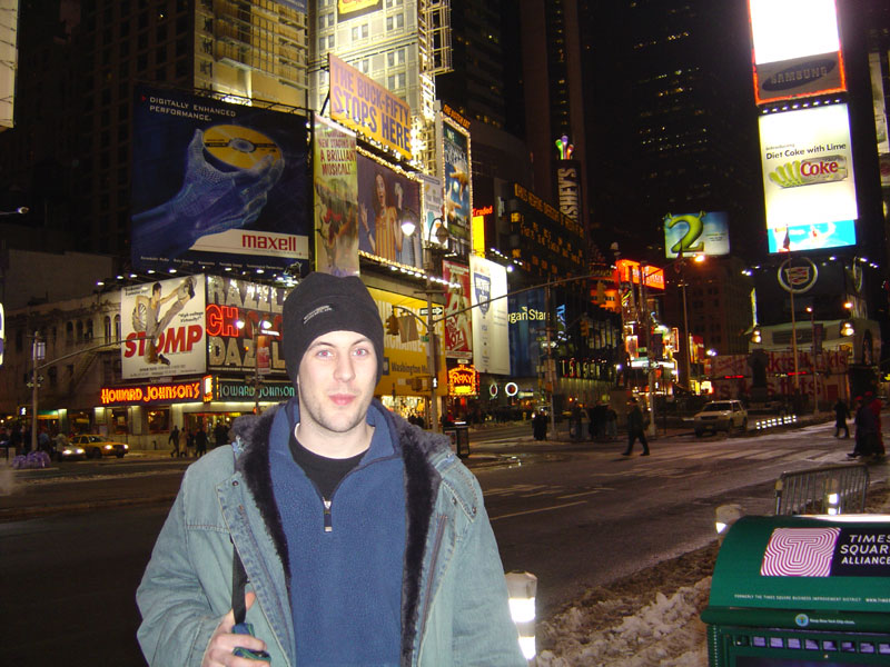 Lights, so many lights. Times Square - 03/02/2004 2:24