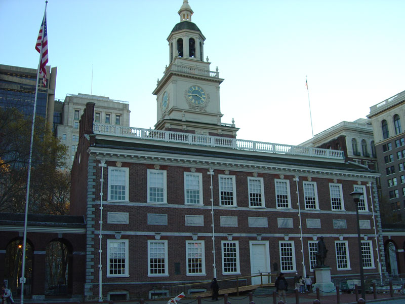 Independence Hall, where both the Declaration of Independence and the U.S. Constitution were created - 14/11/2004 16:43